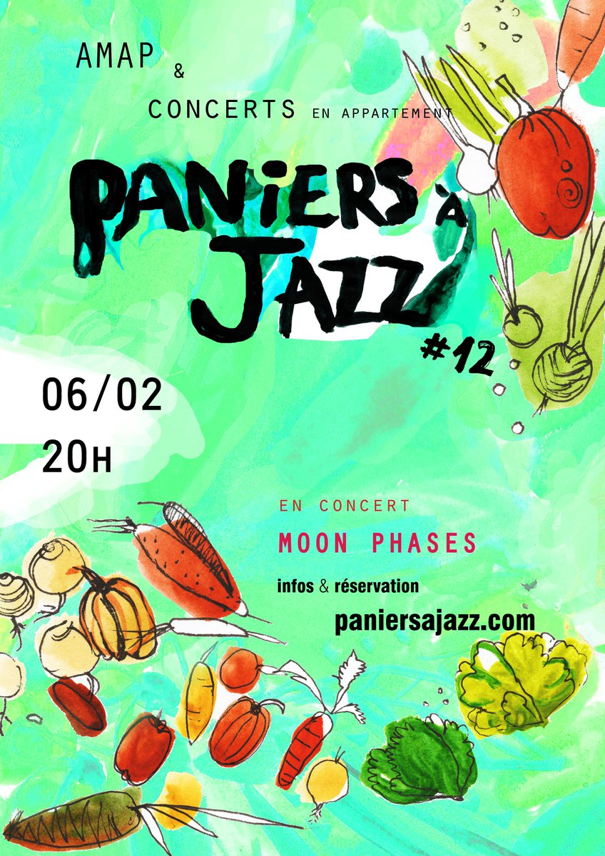PaniersJazz's tweet photo. Moon Phases en concert très très privé chez nous, le 6 février =)
https://t.co/AbORFTnf0C https://t.co/YRCQBKZ5S0