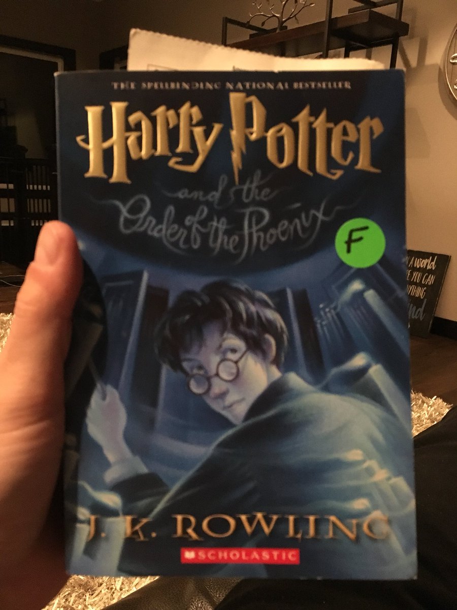 sfillner's tweet photo. Still plugging along on my challenge to read the HP series. I can see why some of my 4th graders hit pause or abandoned the series after 3. Harry is much older and the stamina you must have to complete 4 on up in pretty strong. #longchapters #Thickbooks But they are engaging! https://t.co/GH0rWU6E8f