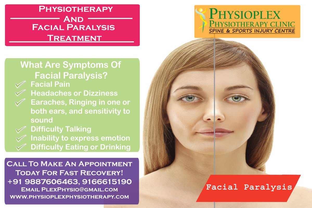 Physio_Plex's tweet photo. Facial paralysis has a major impact on a person’s quality of life. You may lose confidence and feel embarrassed. Get Best Treatment of Facial Paralysis Call Now &amp; Book An Appointment @+91 9887606463, 9166615190 https://t.co/zcbYWmGGOM #FacialParalysis #FacialParalysisTreatment https://t.co/0Dtwa9eX71