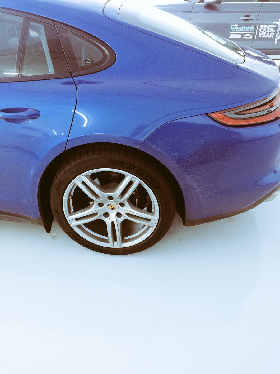 Is your Monday as blue as ours? #WesBankCOTY2018 <a href="/Porsche/">Porsche</a> Panamera