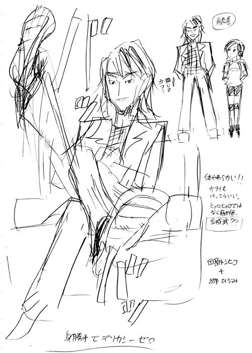 鈴音&amp;瀧の兄妹。
めずらしく、結構細かいイメージが。
普段はここまでは書いてません。 