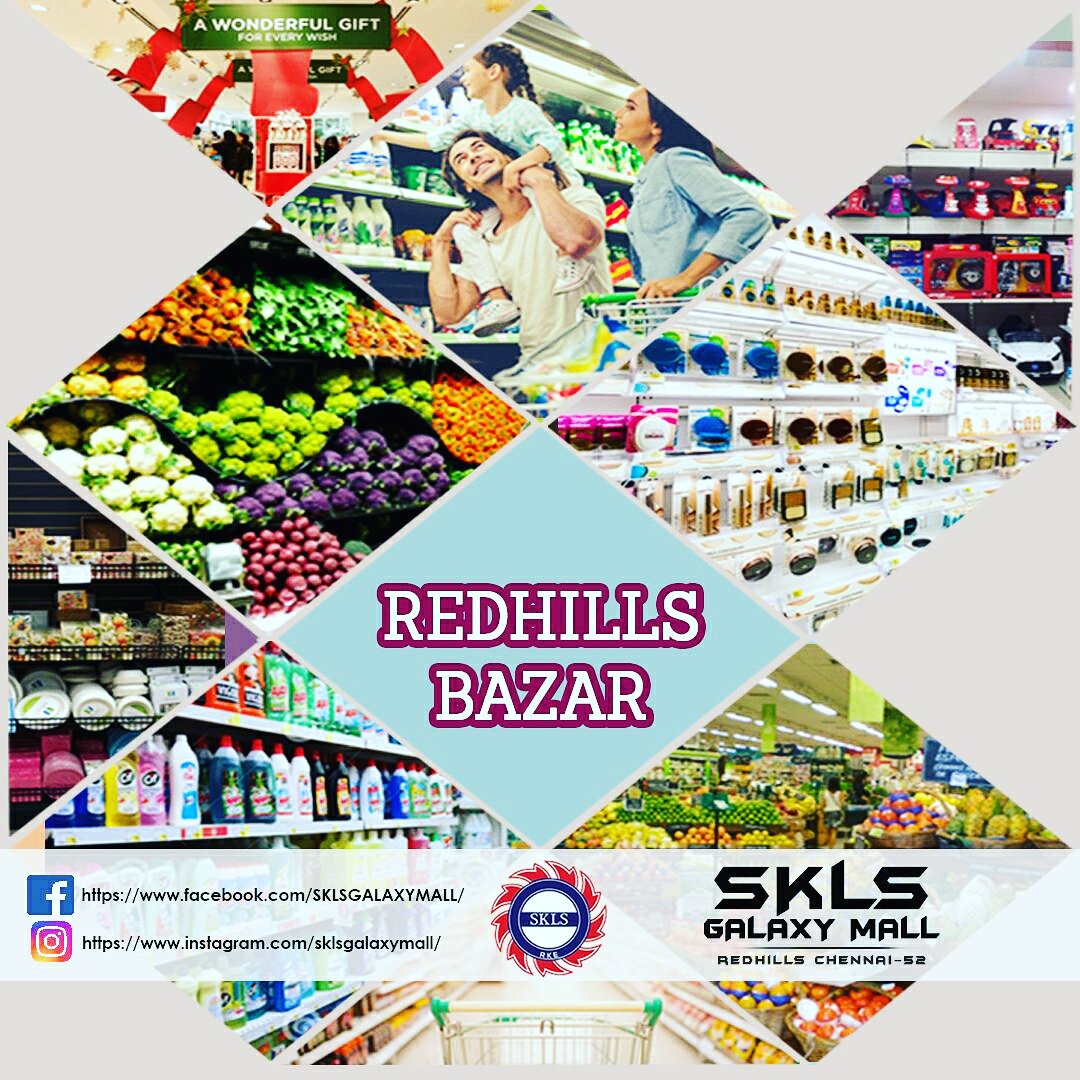 sklsgalaxymall's tweet photo. #Qualitygrocery #Freshgreenies #AllhouseholdArticals #Singleroof #now #RedhillsBazar #Redhills https://t.co/ZtMYBR0Q7t