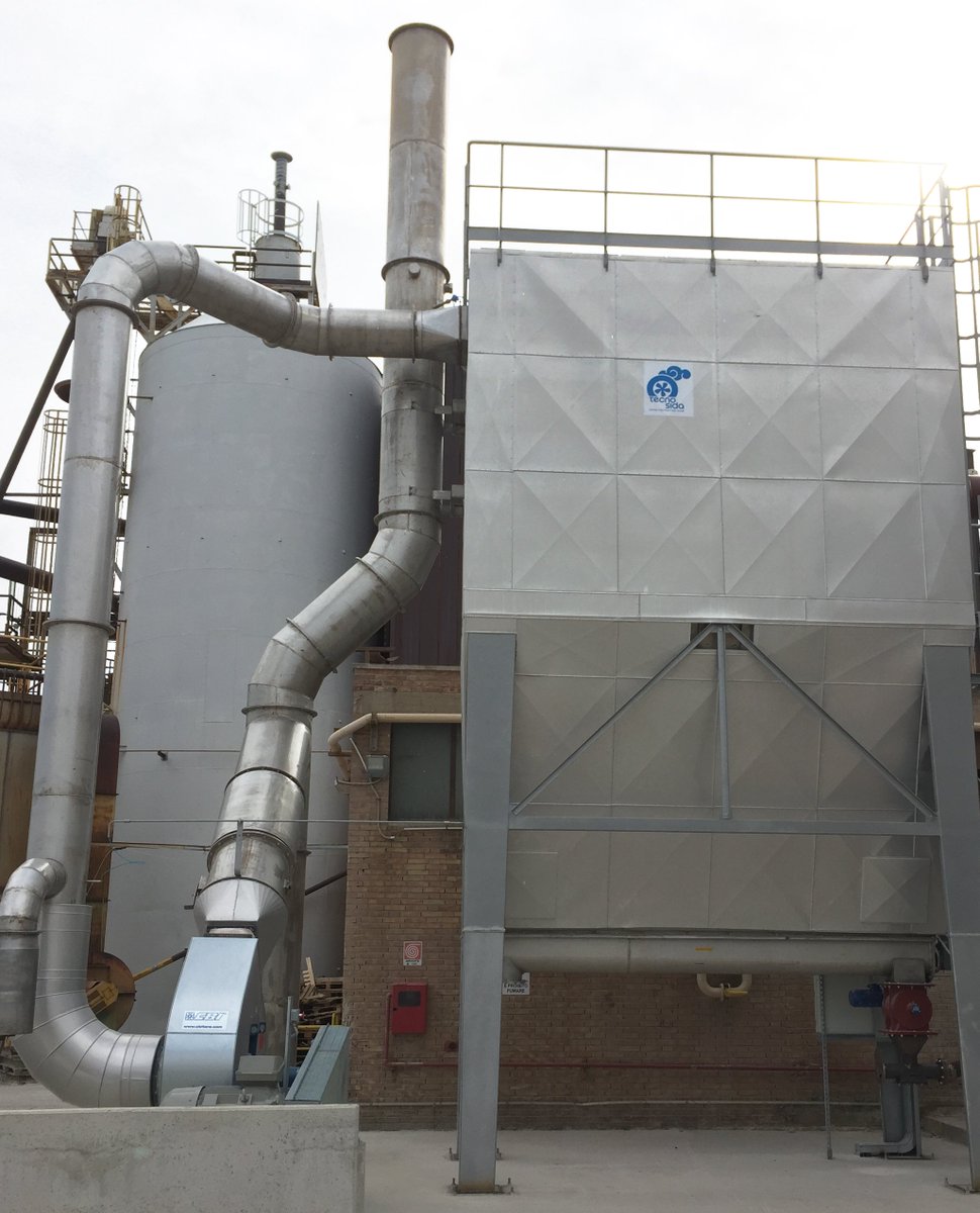TecnosidaMkt's tweet photo. PERLITE POWDERS
The self-cleaning bag #filter in the picture was created for one of our customers who presented the problem of #perlite #powders #emission.
The #insulated filter is made of stainless steel and is placed at the service of the perlite production furnace.
#tecnosida https://t.co/Bf4bUC7E4Q