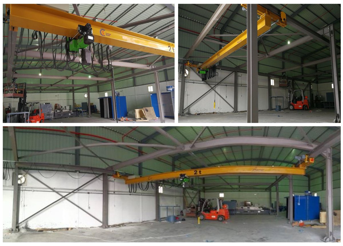 CranesAndSteel's tweet image. Supply and Installation of 2 Ton #Underslung #Suspension #Crane with #Steel_Structure  

#Dammam 
#Saudi_Arabia  

#We_Can_Handle_It   #Cranes_and_Steel