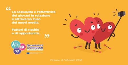 #SAVETHEDATE – IL 6 FEBBRAIO SEMINARIO A FIRENZE
 La sessualità e l'affettività dei giovani in relazione e attraverso l'uso dei nuovi media. Fattori di rischio e di opportunità. Per iscriverti clicca qui: seminarisic.webiac.it