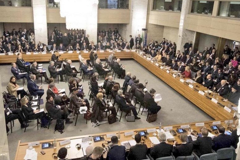 SlovakiaMFA's tweet photo. @parizekoffcial: As a member of @OSCE Troika, Slovakia appreciates the choice of the topic of the combat against anti-Semitisim by @ItalyatOSCE. With the diminishing Slovak Jewish community, it is our obligation to commemorate #Holocaust #RomaConference https://t.co/mr8nmm3Kb0