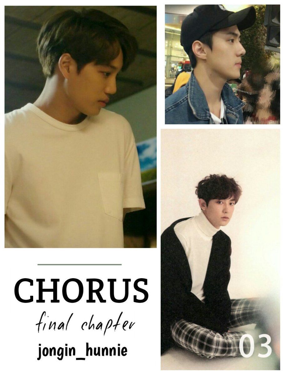 jongin_hunnie's tweet photo. Chorus (final chapter) 

- ⚠ trigger warning, be warned
- there will be two parts
- must read VERSE 1 &amp; VERSE 2

- #sekai #chankai #sejong #chanjong #sehun #jongin #chanyeol https://t.co/27Os2hnVa7