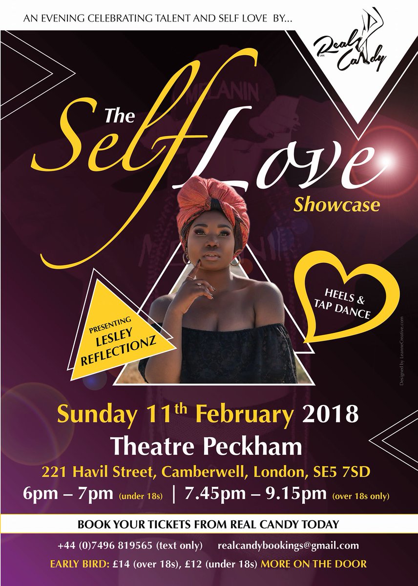 StepintoDance's tweet photo. Our teacher @DaRealLesley is performing at ‘Self Love Showcase’ on Sunday 11 February @TheatrePeckham. Check out the dance line up and buy tickets at https://t.co/sHHApfaTnx https://t.co/ugKEw8TIcJ