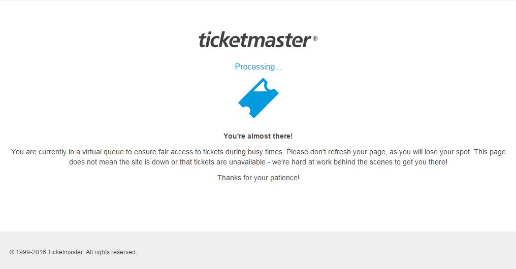 Ticketmaster Virtual Seating Chart