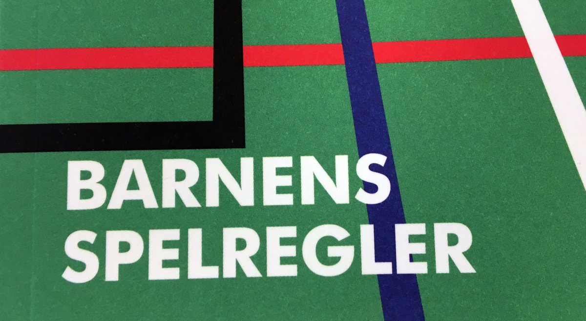 Riksidrottsförbundet och Bris lanserar #barnensspelregler. En bok med sju regler som fungerar som stöd till både barn och idrottsledare. bit.ly/2nlJEn0
