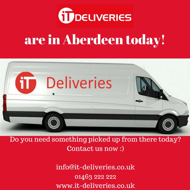 InvernessTaxis's tweet photo. IT Deliveries has a van in Aberdeen today, so if anyone is needing something collected from there for delivery to Inverness/Highlands, give us a shout :) #ITDeliveries #parceldelivery #parcelcollection #Aberdeen https://t.co/hYs0yQyjbc