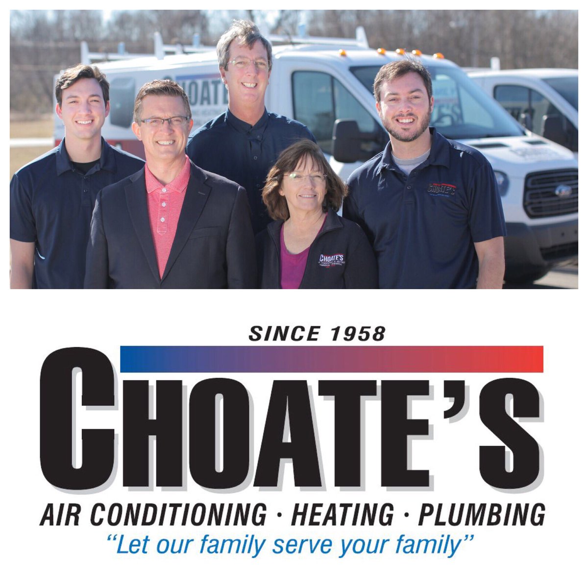AndyWise5's tweet photo. I’ve known this family for two decades. It gives me great pleasure to introduce @choatesfamily as your #WiseChoice for HVAC services: https://t.co/wg3RUECLTk https://t.co/vAU2rCt4Um