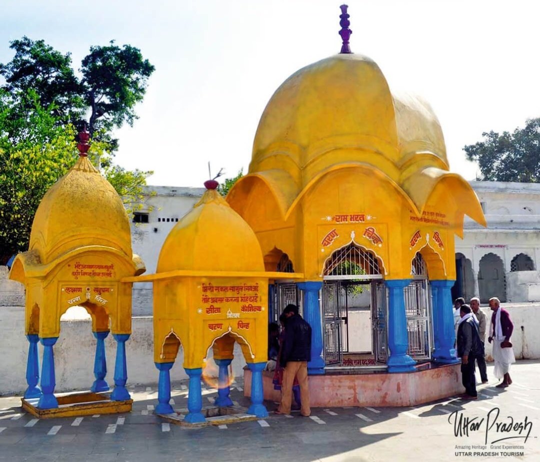 In Chitrakoot, Bharat Milap temple is believed to be the exact place of where Bharat and Rama were reunited after 14 years of exile.