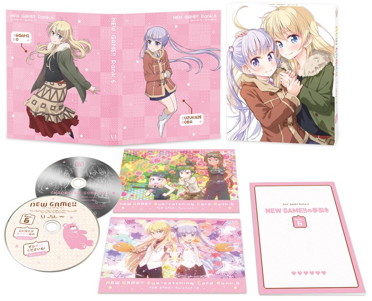Pkjd New Game S2 Blu Ray Dvd Vol 6 Package Illustration And Contents On Sale February 23rd T Co 5xdtc4co7s