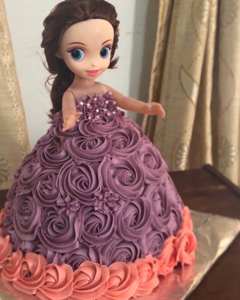 fancy dress birthday cake Doll Dress Cake  Storybook Bakery