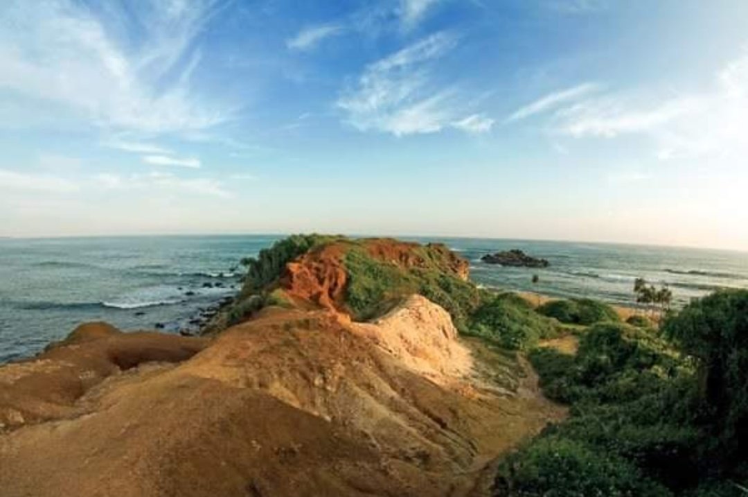 Ussangoda is also a place in Sri Lanka. This place is used by Ravana to keep his Puspak Biman, a flying chariot that was also affected by fire caused and set by Hanuman while burning the Lanka.