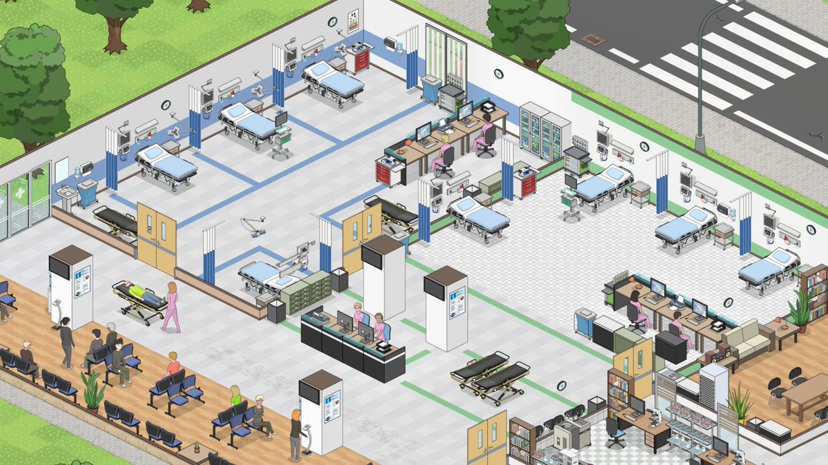 oxymoron_games's tweet photo. Observation unit reports ready to welcome first patients! https://t.co/yRQdNxD8uu
