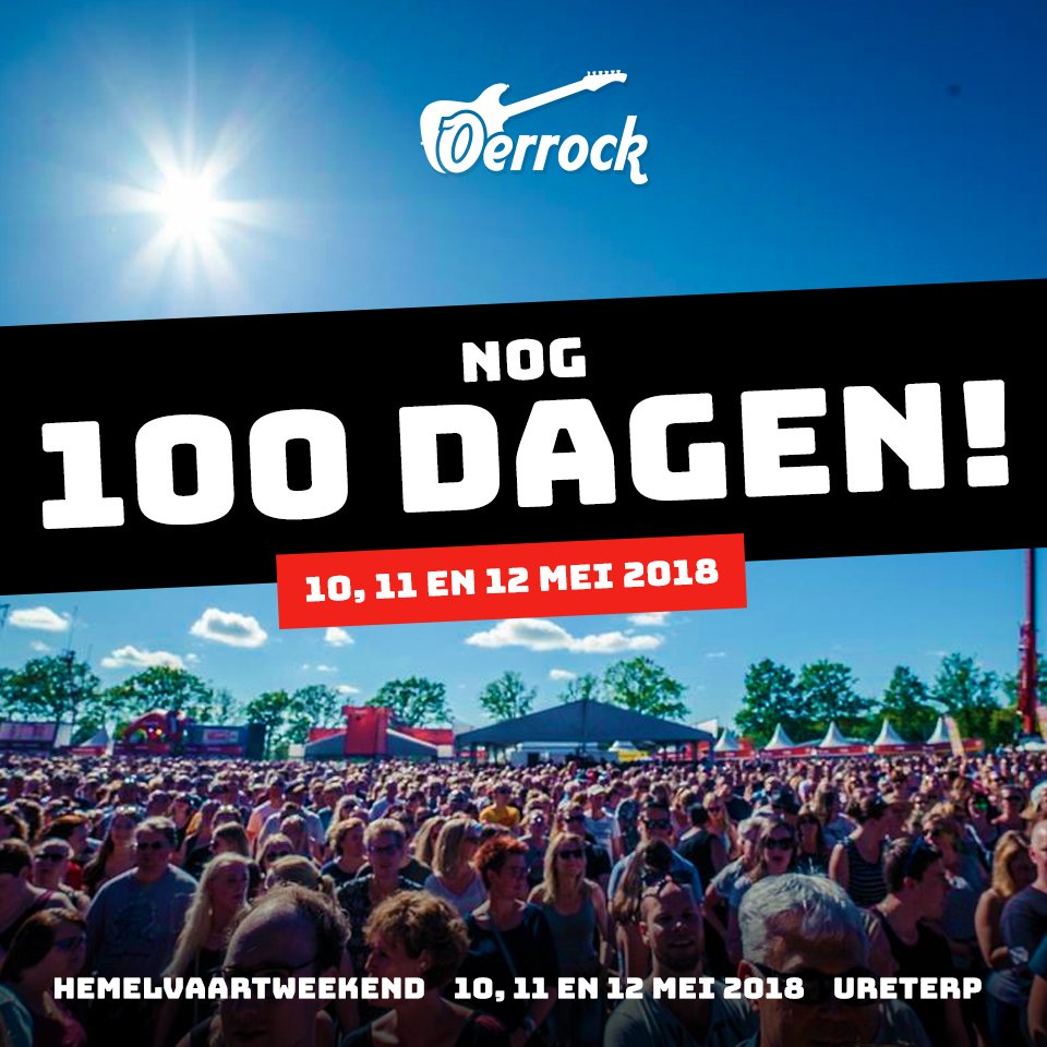 Oerrock's tweet photo. Nog 100 dagen! Het aftellen naar het hemelvaartweekend is begonnen. #oerrock https://t.co/s2tlTf8ued https://t.co/XvUweIUm3y