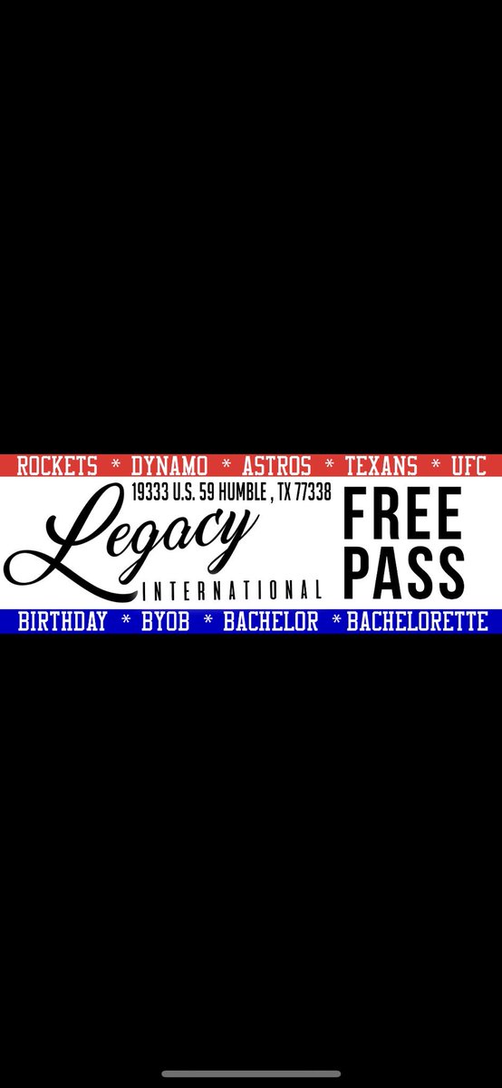 LegacyInternat4's tweet photo. @CASHOUTKYLER They’re here at legacy. Here a free pass. Grand opening Feb 1st! Byob https://t.co/VXjTxWiDv1