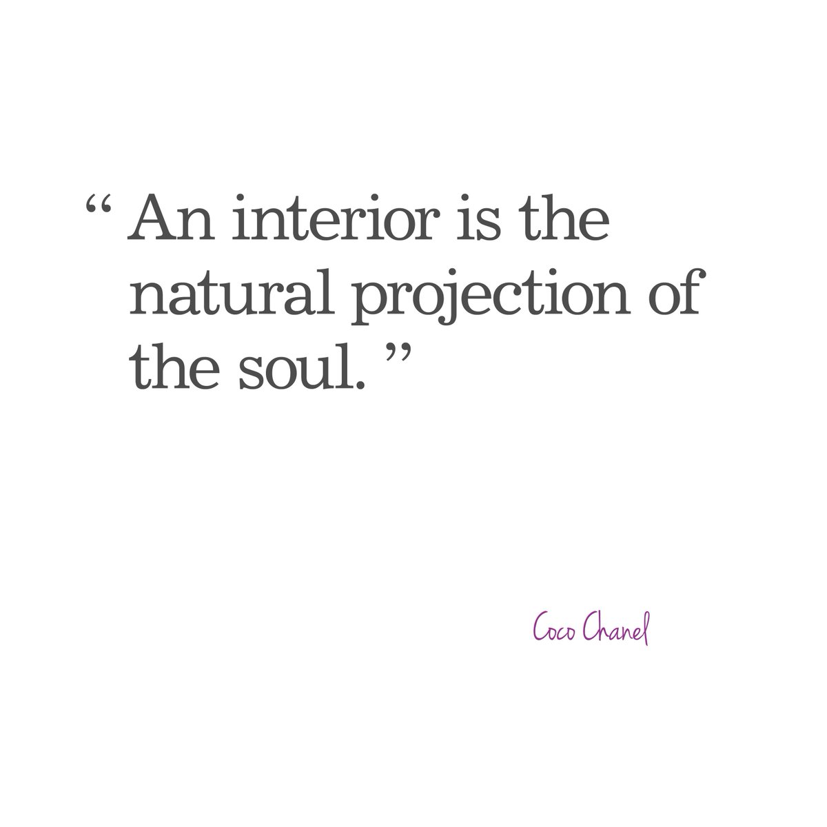 DiversityIAD's tweet photo. We totally agree with Coco on this one! The interior of a home needs to express who you are and be an extension of your personality. We'd love to get to know you and help design the perfect space just for you! #interiors123 #personalityindesign #inspirationalquotes #design https://t.co/og3HjLzRUX