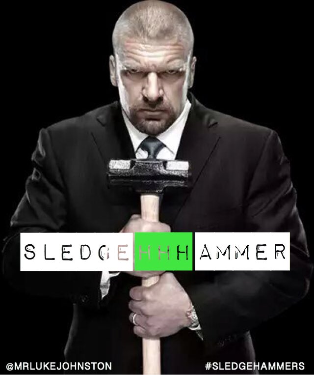 MrLukeJohnston's tweet image. #ADVERTISE #SLEDGEHAMMERS @OneMinuteBriefs @TripleH