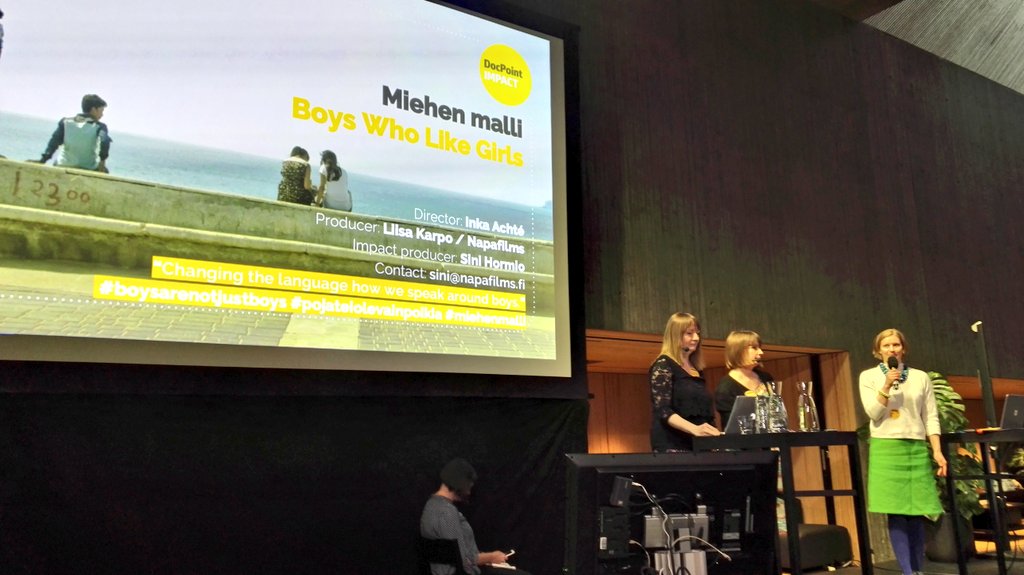 poikientalo's tweet photo. #Docpointimpactday tapahtumassa tärkeän teeman äärellä, kuinka poikien kanssa voidaan edistää tasa-arvoa ja ihmisoikeuksia. Suosittelemme tutustumaan Inka Achtén elokuvaan #Miehenmalli #Boyswholikegirls https://t.co/RQX3ayEUzP