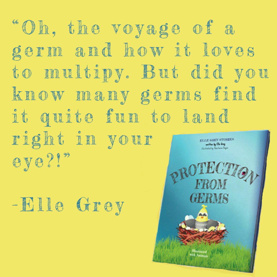 With the flu season in full swing, here's a quote from our Protection Collection the story GERMS. 
#fluseason #children #illness #sickness #sickkids #flu2018