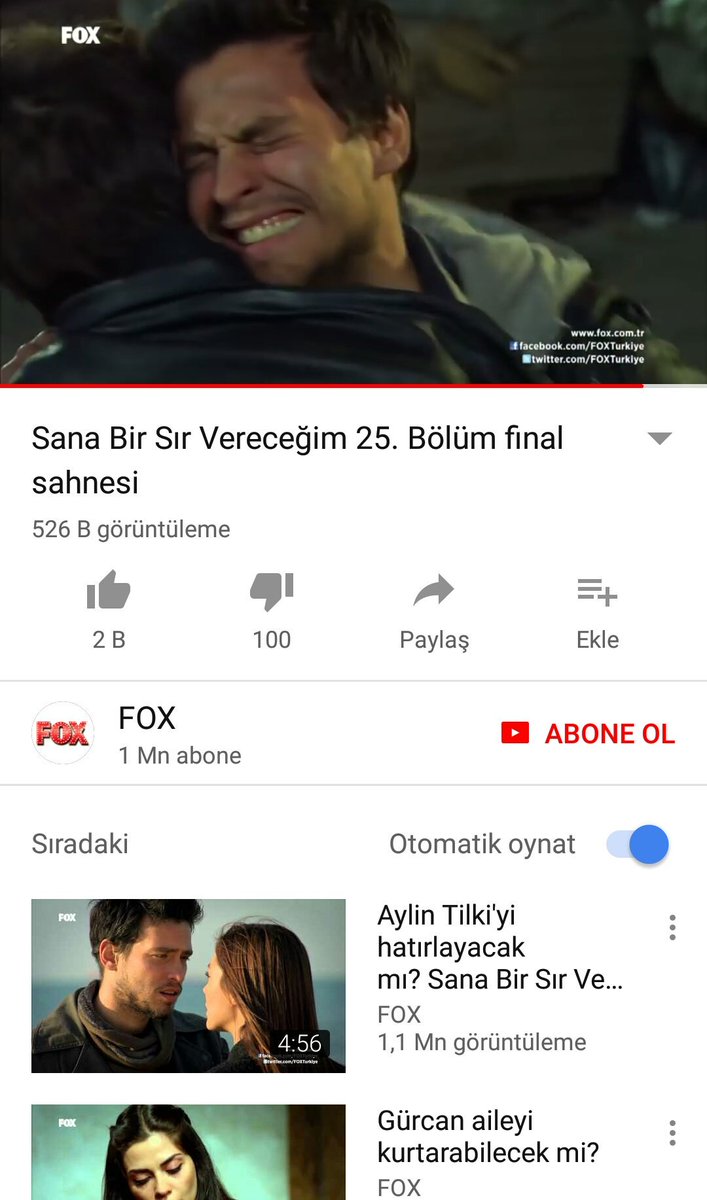 Annem:Neden ağlıyorsun