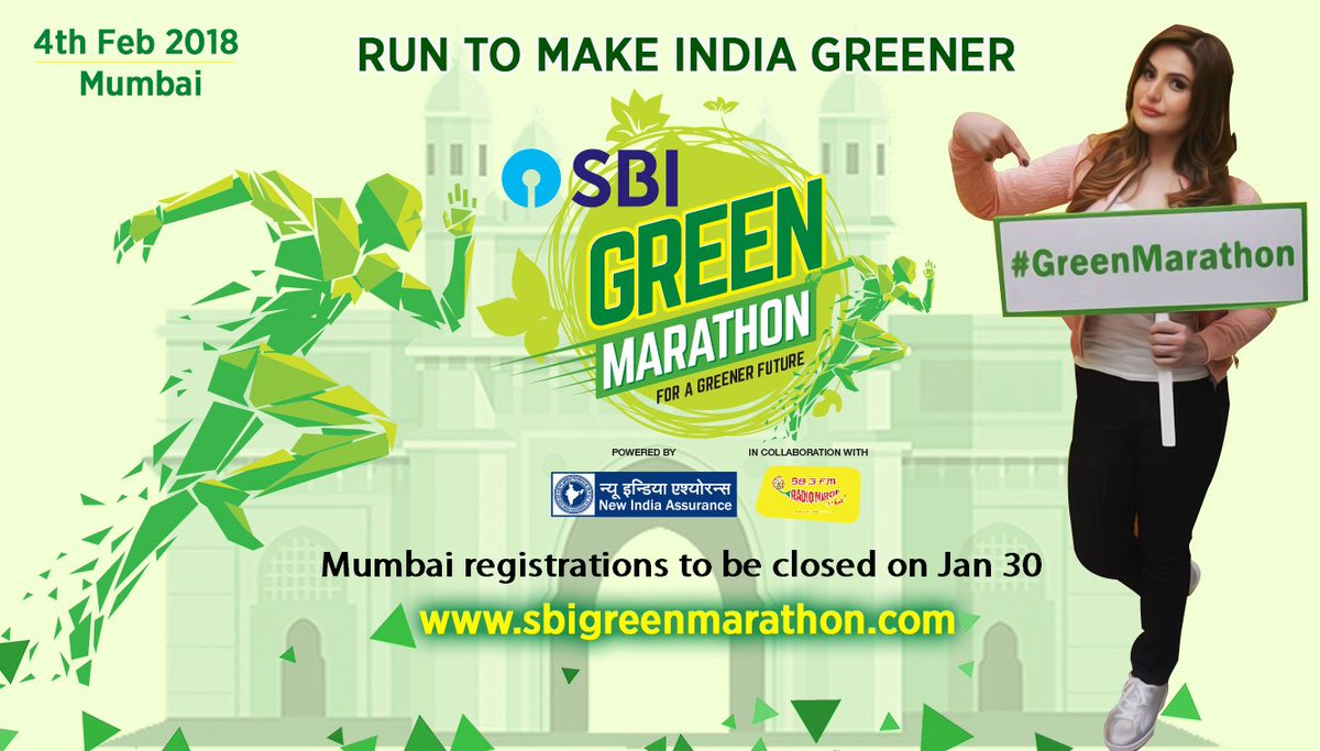 SbiMarathon's tweet photo. MUMBAI REGISTRATIONS TO BE CLOSED TOMORROW (JAN 30)!

Register Now!!

Click here to register==>>https://t.co/PsvVXzJlSi https://t.co/x2j5AHC3Pc