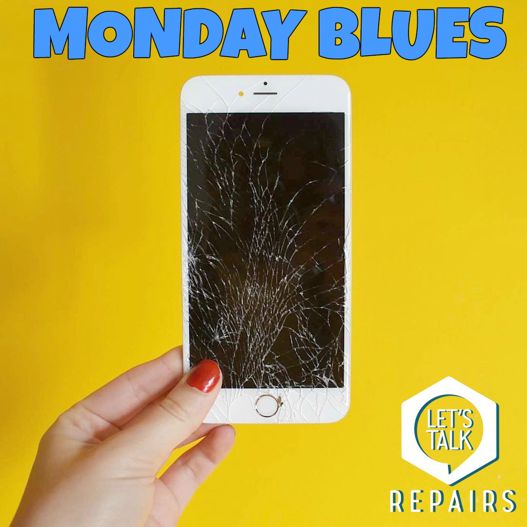 letstalkrepairs's tweet photo. As if it wasn't enough that our weekends are too short 😭 #LTR #MondayBlues #phonerepair #screenrepair #ubreakifix #broken #cracked #smashed https://t.co/LZeDwcsEb1