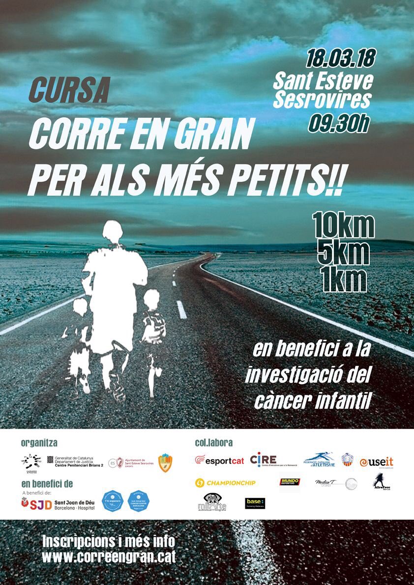 correengran's tweet photo. Vinga va! Inscripcions obertes. Som un gran país amb grans objectius! 

https://t.co/tbUhaDVV1W 

#correengran #petfriendly #cancerinfantil

Gràcies als col·laboradors @Atletisme_FCA @esportcat @SantEsteveSes @LligaChip CIRE USEIT MedianT la danza @MirArte_SL AfroFecc dansa https://t.co/Yl4UgTBLnG