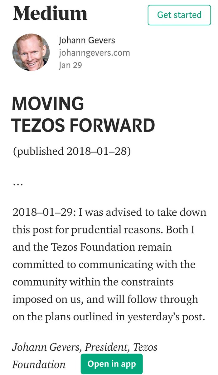 MiguelMoital's tweet photo. @johanngevers What a joke!!! #geversout #hostiletakeover #Tezos #tezosfoundation https://t.co/qfOsIhn48I