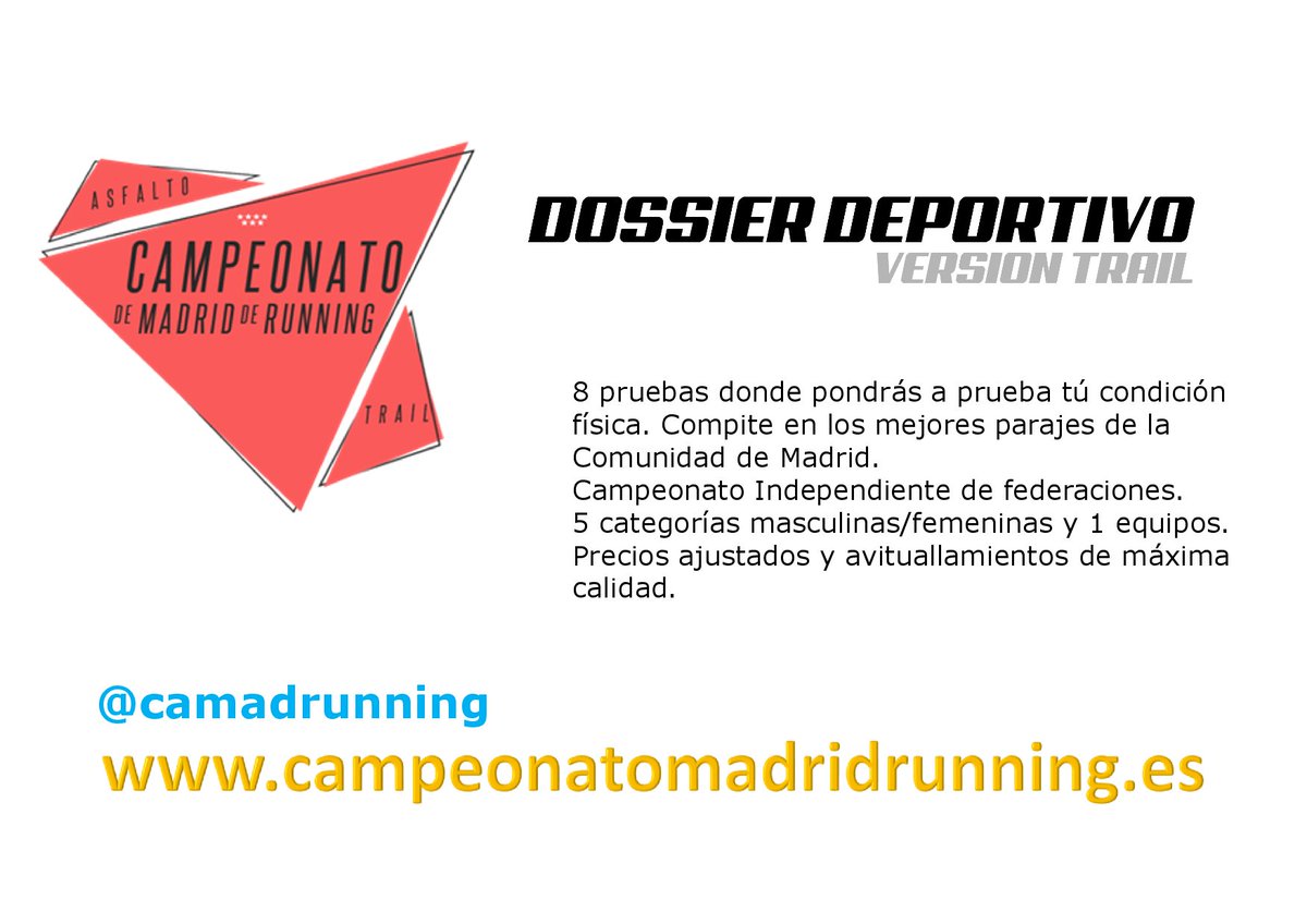 Campeonato de Madrid de Running tweet media