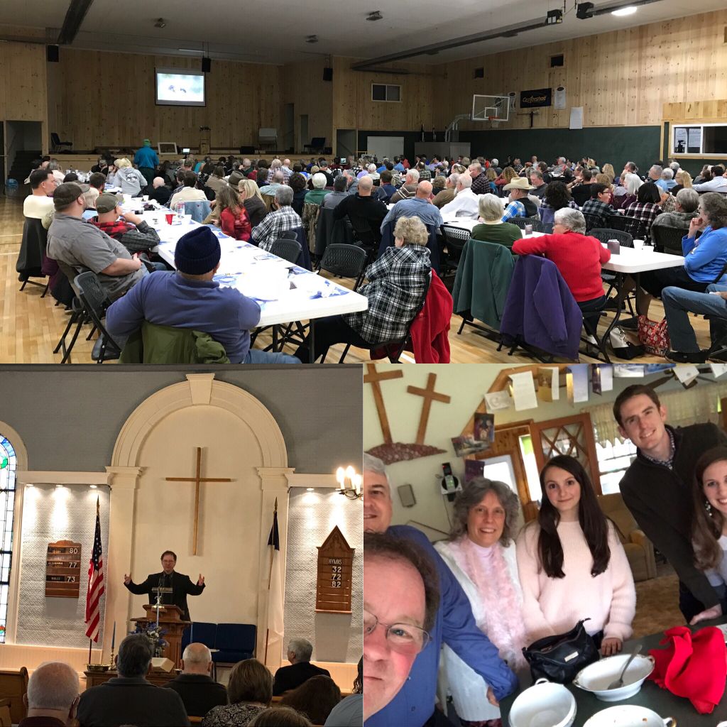 TheWildsofNE's tweet photo. #WhereInTheWorldIsRand Calkins Baptist Milanville PA game feast and  church services. https://t.co/T15GsNXUbc