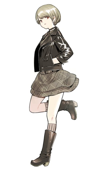 革ジャンガール😊 