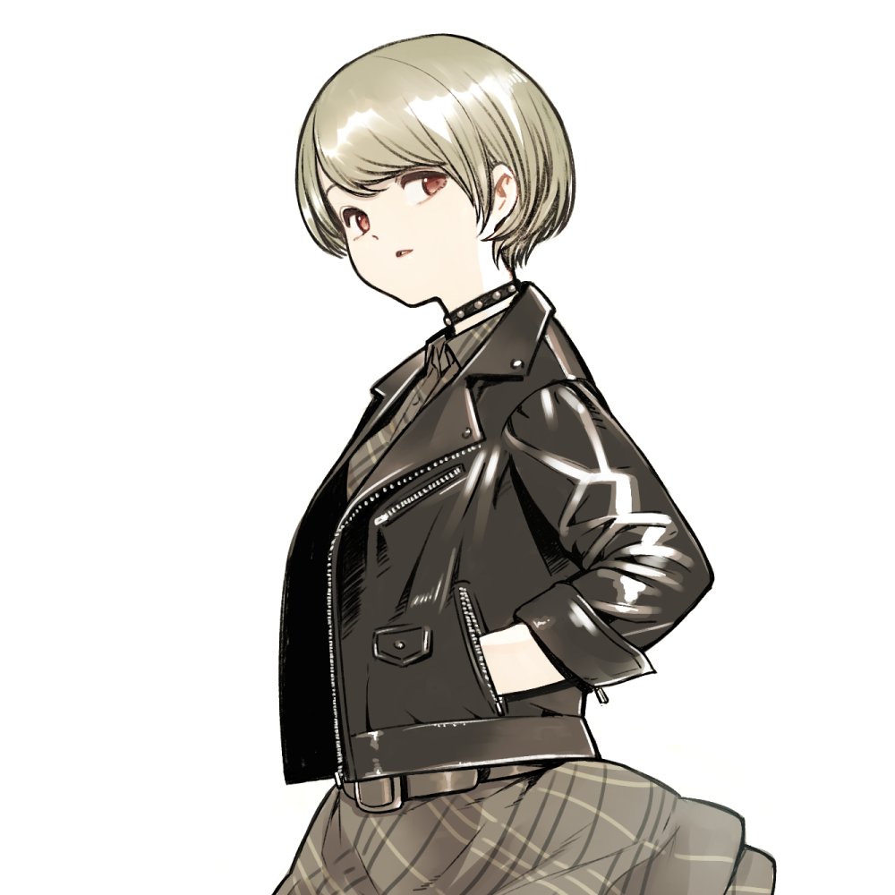 革ジャンガール😊 