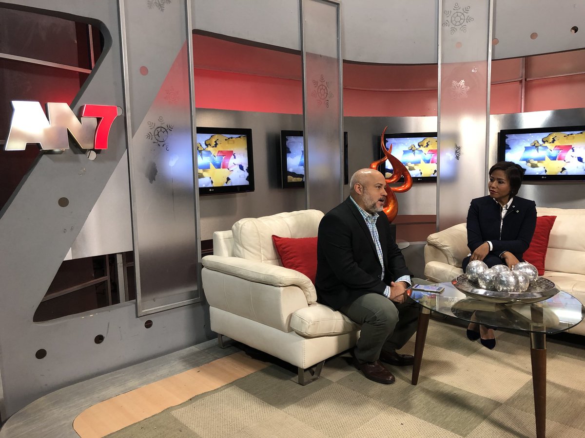 ases_services's tweet photo. Gracias al Matutino de @ANoticias7 por el espacio previo a nuestra salida. Segmento : Tendencias y Tecnología. #ascoachinternacional  #ascoach #astridencarnacion  @Expocoaching18 #ascoachmadrid #ascoachexpocoaching2018 #expocoaching #madrid #ifema #ifemamadrid https://t.co/F7NyK3JJZa