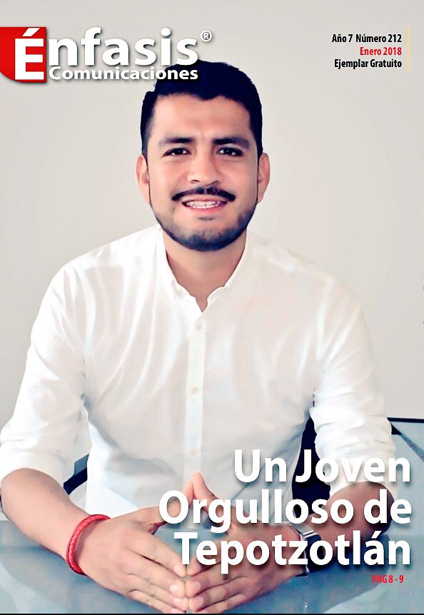 oszvaldosanchez's tweet photo. “ Cuando una opinión se respalda con compromiso se convierte en convicción. “
Agradezco a la revista @EnfasisComunica la invitación y el espacio en su primera edición de este 2018. #Revista #Entrevista #Tepotzotlán #PuebloMágico #MiTierra #Enero #2018 #Agradecido #Momentos https://t.co/ku6SIYbSTE