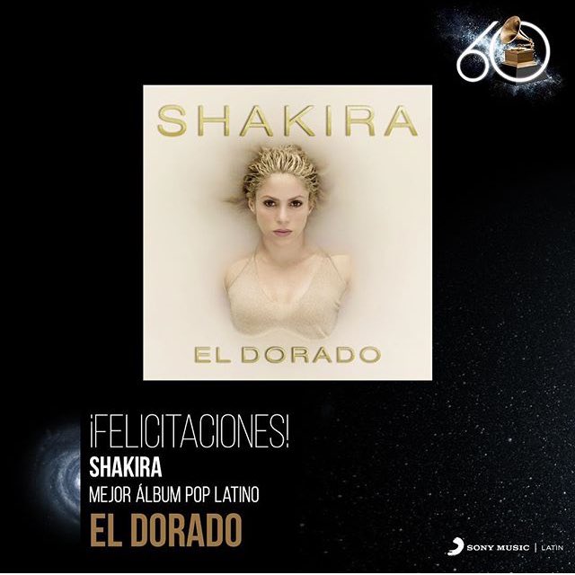 CDSystemsCol's tweet photo. #Repost from @sonymusiclatin
. . .
Amanecemos con la gran noticia del GRAMMY para nuestra Shakira "Mejor Album Pop Latino" 🏆Orgullosos del talento colombiano. 🇨🇴
#cdsystems #colombia #grammys #proudcolombian #music #artists #like4like #follow4follow https://t.co/BsQmxm7yJk