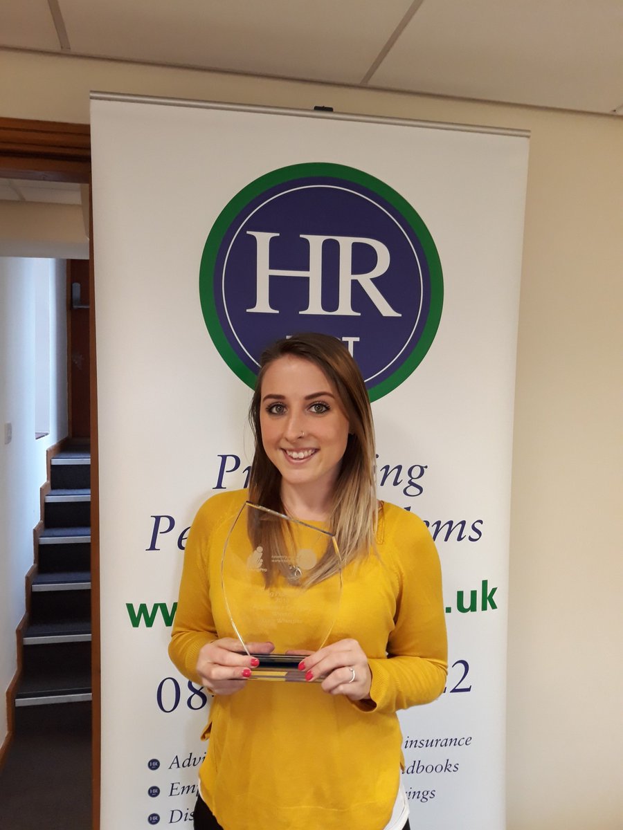 JacquiMurtough's tweet photo. Our apprentice, Lucy Whatsize, at @HRDeptSWar won Apprentice of the Year #YoungPro2018. Congratulations, Lucy! https://t.co/5TNCNSVbGz