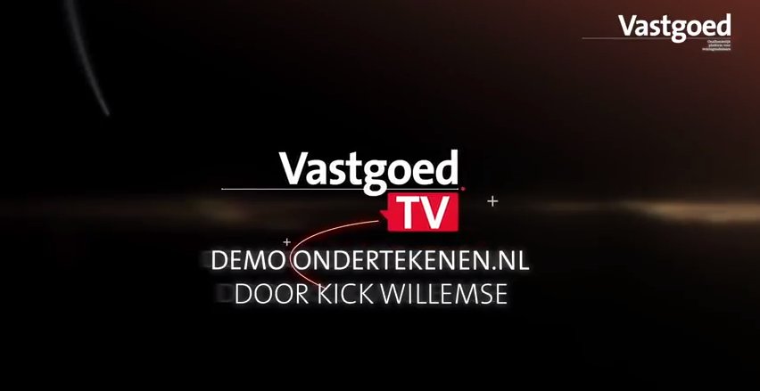 Het digitaal ondertekenen van huur- en koopovereenkomsten. Kick Willemse demonstreert dit proces bij #vastgoedTV. Bekijk hier de demo! --> ondertekenen.nl/demo-digitaal-…