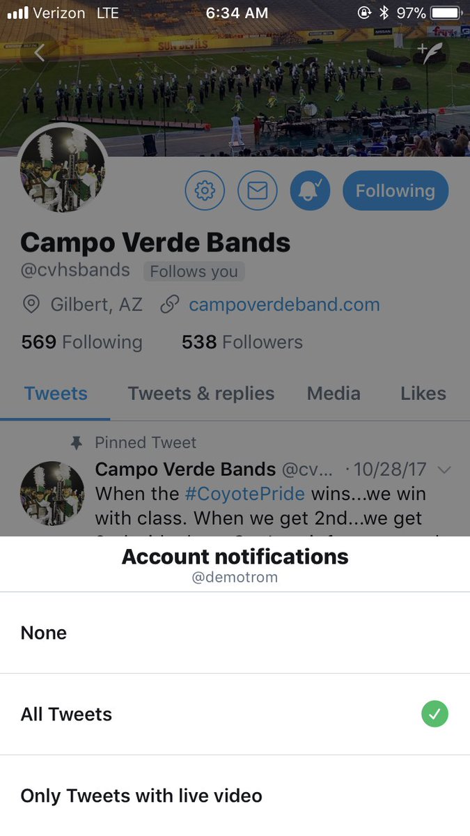 demotrom's tweet photo. 👀 @cvhsbands https://t.co/cYAkstETSU