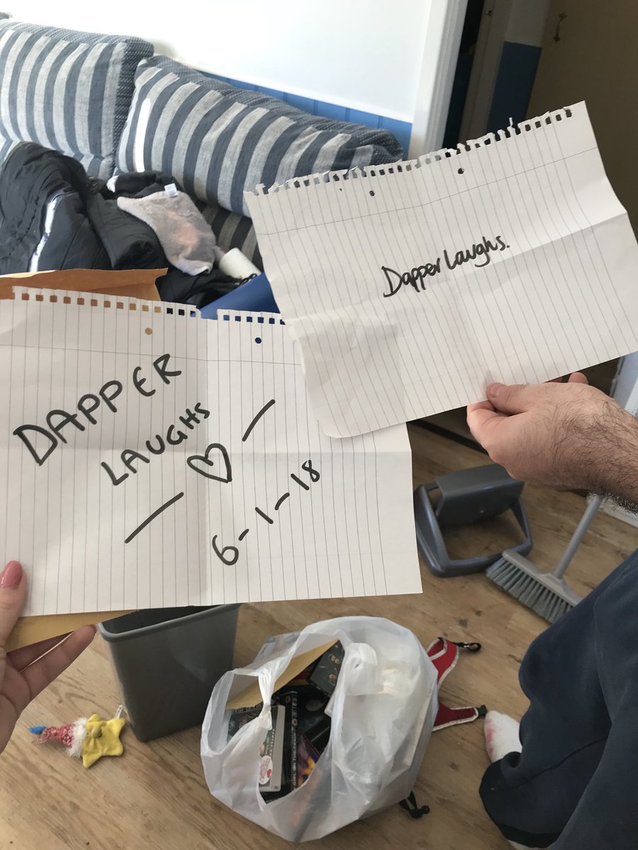 OliviaBaby313's tweet photo. @dapperlaughs just found and opened our Big Brother Winner predictions!!! YOUR STILL OUR WINNER!!! #TeamDapper #BigBrother 👏🏼😘 https://t.co/uog1wjqIKT