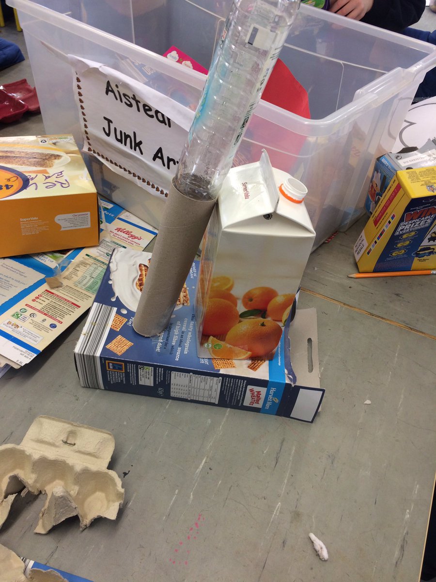mshester2014's tweet photo. Great work at the junk art station today #aistear #seniorinfants https://t.co/Y1HPiZhYnA