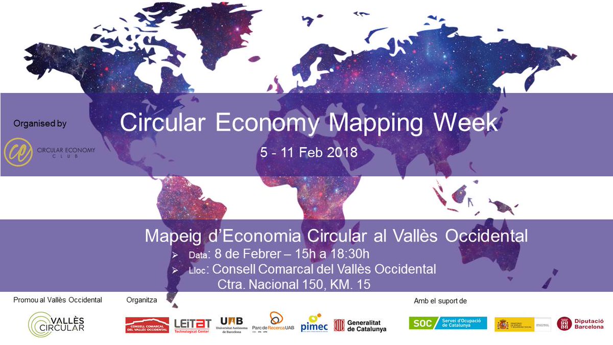 VallesCircular's tweet photo. Formes part d’alguna experiència d'#EconomiaCircular? Coneixes d'altres? Comparteix-les! 📝 Inscriu-te al “Mapeig d’Economia Circular al #VallèsOccidental" +INFO: https://t.co/e3F6OdGnxX
    
@consellvallesoc @Leitat @UABBarcelona @PRUAB @pimec @territoricat @CircularEClub https://t.co/DYHIAN3Mdy