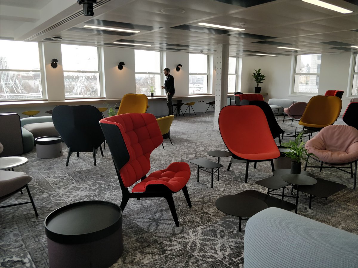 cfhirschorn's tweet image. The new office is so stunning it has taken my breathe away!