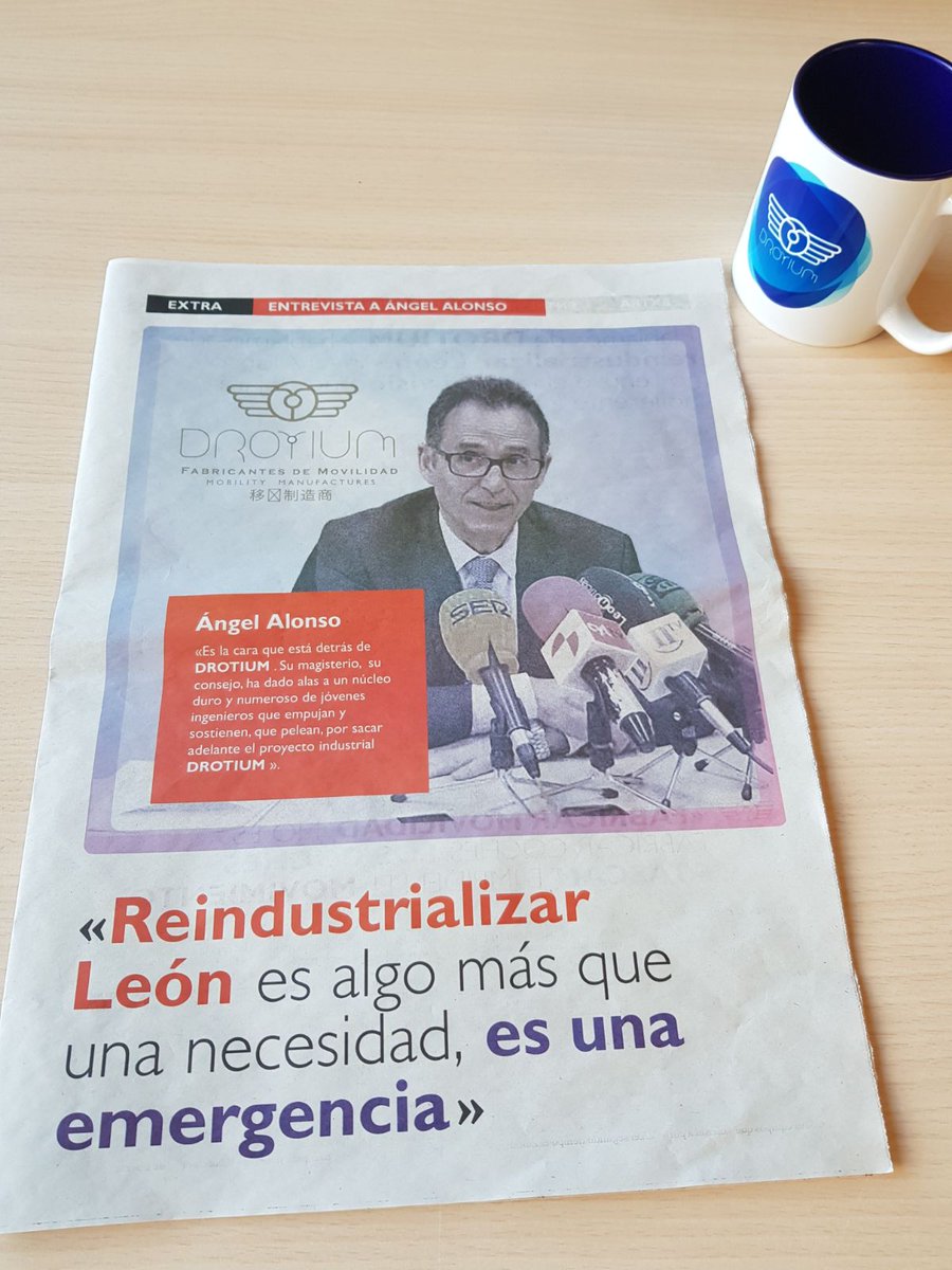drotium's tweet photo. Hoy se ha publicado en el Diario de León la entrevista a Ángel Alonso "Reindustrializar León es algo más que una necesidad, es una emergencia". Muy recomendable leerla... ¡Os dejamos por aquí el enlace! 😁https://t.co/Xw3gFNMUrI https://t.co/gjE4gkNxZz