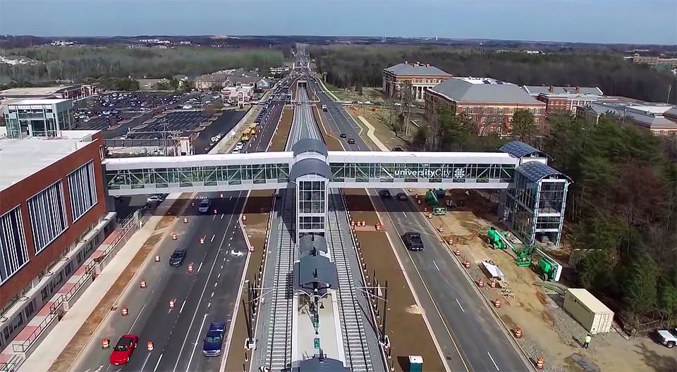 CharlotteTalks's tweet photo. With opening day for the light rail extension to @unccharlotte right around the corner, CATS CEO John Lewis shares his “big-idea” plans for the future.  Rail to Matthews, Lake Norman and the Airport. https://t.co/kJpxKqfb1r @CATSRideTransit https://t.co/FhHn2waI5E