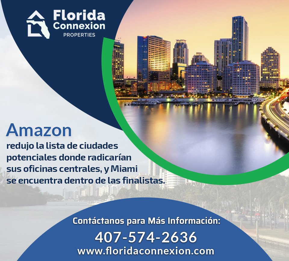 InvestinFL's tweet photo. Miami, una de las ciudades finalistas para acoger nueva sede de Amazon: https://t.co/82OGj8RrSN - #FloridaConnexion #EconomiaMiami #Negocios #Inversión #ComprarVivienda https://t.co/8tz6e64Q8r