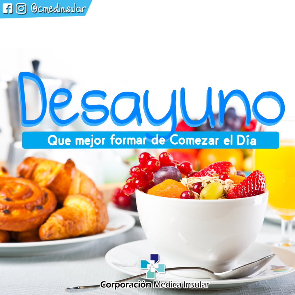 CMedinsular's tweet photo. Desayuna no olvides ingerir alimentos en la mañana debido a que te dará la energía  necesaria para realizar tus actividades .

#Tips #SaludyBienestar  #Concejo #Alimentación #LunesSaludable #Cmedinsular https://t.co/G4upu8M1UD